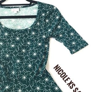 XS Lularoe Nicole Dress